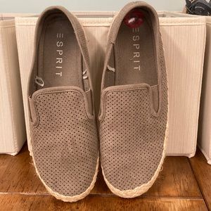 Esprit Size 6 Taupe Espadrille Shoes